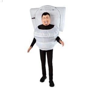 NIB. NECA Skibidi Inflatable Toilet Costume